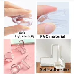 Children's Anti-collision Corner Anti-collision Coffee Table Furniture Soft Bag Corner Silicone Anti-collision Sticker