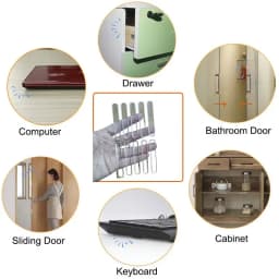 Self Adhesive Door Stopper Silicone Damper Buffer Cabinet Bumpers Rubber Furniture Pads Cushion Protective Pads Wall Protector