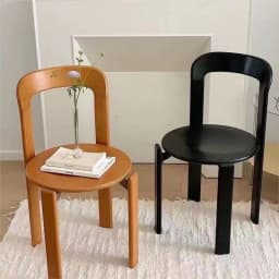 French Retro Dining Chair Design Master's Makeup Backrest Living Room Chair Minimalist Coffee Vintage Solid Wood Chair Furniture