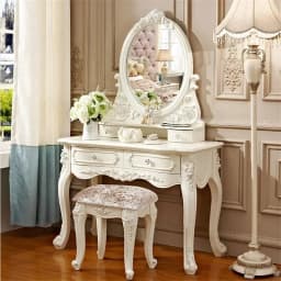 Dressing Table Makeup Vanity Dressers for Bedroom Makeup Vanity Desk Organizer Treasure Chest Girls Tocadores Comfortable Table