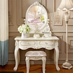 Dressing Table Makeup Vanity Dressers for Bedroom Makeup Vanity Desk Organizer Treasure Chest Girls Tocadores Comfortable Table