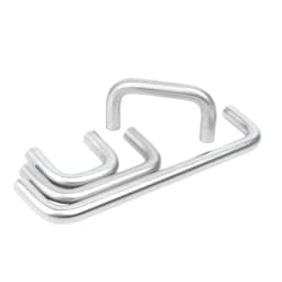 M4~M8 304 Stainless Steel Innerl Thread U-Shaped Double Curved Handle Modern Cabinet Door Handles Nordic Drawer Door Knobs Pulls