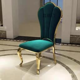 Creative Leather Dining Chairs Gold Legs Metal Apartment Fashion Living Room Chairs Waiting Relax Silla Plegable Household Items