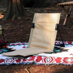 Outdoor Foldable Camping Chair Garden Park Single Lazy Reclining Chair Backrest Cushion Picnic Camping Folding Back Beach Chair