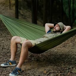 1Set Hammock with Straps and Storage Bag Suitable for Beach Picnics, Hiking,Lightweight and Durable Outdoor Lounge Chairs,Swings