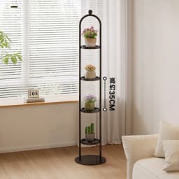 Modern Floor Plant Stand Multi-Tier Flower Shelf for Living Room Stylish Display Rack for Succulents Potted Plants & Home Decor