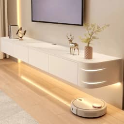 Floating Wall Mounted Tv Cabinet Wood Living Room Modern Home Cabinet Stand Storage Meuble Tv Suspendu Mural House Furniture