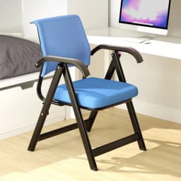 Comfortable Folding Office Chair Adjustable Backrest Desk Chair for Long Sitting Use for Study/ Meeting/ Gaming & Training