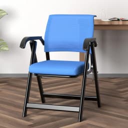 Comfortable Folding Office Chair Adjustable Backrest Desk Chair for Long Sitting Use for Study/ Meeting/ Gaming & Training