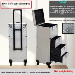 Medical Salon Trolley Vevor Beauty Salons Layered Storage Removable Drawer Design Universal Wheels Wozek High-end Hair Salon