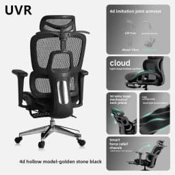UVR Office Chair Ergonomic Design Furniture Adjustable Mesh Staff Chair Backrest Armrest Stool Comfortable WCG Gaming Chair