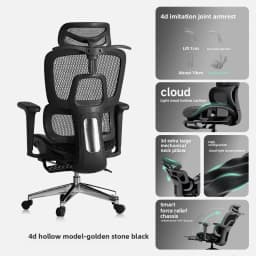UVR Office Chair Ergonomic Design Furniture Adjustable Mesh Staff Chair Backrest Armrest Stool Comfortable WCG Gaming Chair
