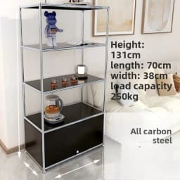 Module Living Room Cabinet Sideboard Multi-layer Storage Sofa Side Cabinet Entrance Storage Locker Dust Flip Nightstand Bedroom