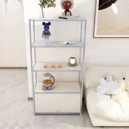 Module Living Room Cabinet Sideboard Multi-layer Storage Sofa Side Cabinet Entrance Storage Locker Dust Flip Nightstand Bedroom