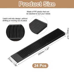 16/20/24pcs 200x37mm Composite Shims Leveling Wedges Plastic Shims Firm Non-Slip for Leveling Table Toilet Hot Tub DIY Furniture