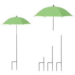 Plant Umbrella Height Adjustable With Stake Garden Shade Protect Plants From Sun For Potted Plants Flower Beds For Outdoor Plant