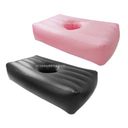 BBL Inflatable Mattress Postpartum Repair of Hip Hemorrhoids Pink Donut Open Air Bed