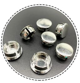 Round Stainless Steel Pipe Caps 20mm 22mm 25mm Protection Gasket Dust Seal End Cover Caps For Pipe Bolt Furniture