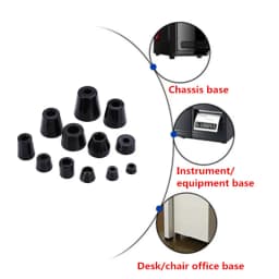8Pcs Cutting Board Rubber Feet Chair Floor Protector Non-slip Furniture Feet Table Leg Cover Cabinet Bottom Pads Funiture Legs