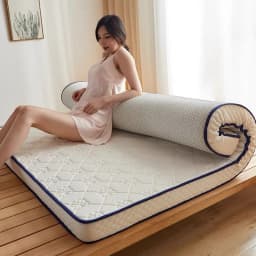 Latex Tatami Mattress Folding Floor Mat Bedroom Soft Comfortable Bed Mattress Student Dormitory Mats King Queen Twin Full Size
