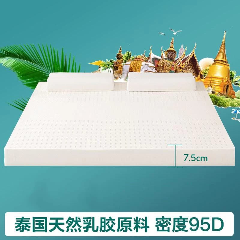 100% Natural Thailand Imported Latex Mattress Raw Liquid Mattress Rubber Cushion Double Single Home Mats Queen King Full Size