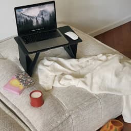 Foldable Laptop Work Table Multi Functional Bed Breakfast Table Camping Adjustable Portable Computer Holder Desk Bed