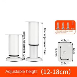 Stainless Steel Furniture legs New Adjustable Hardware Sofa Leveling Foot Durable Raise Height Table Feet Household