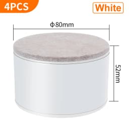 Bed Furniture Square Risers Solid Steel Bed Furniture Post Lifts Protect Floors Anti Scratch Wood and Carpet Surface Heavy Duty