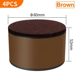 Bed Furniture Square Risers Solid Steel Bed Furniture Post Lifts Protect Floors Anti Scratch Wood and Carpet Surface Heavy Duty