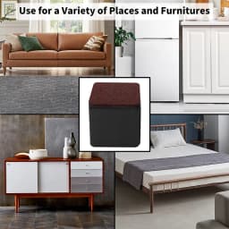 Bed Furniture Square Risers Solid Steel Bed Furniture Post Lifts Protect Floors Anti Scratch Wood and Carpet Surface Heavy Duty