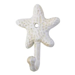 Starfish Cast Iron Decorative Wall Hooks Coats Aprons Hats Towels Hooks Beach Ocean Theme Chic Metal Hooks