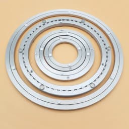 Aluminium Alloy Lazy Susan Serving Ring Rotating Swivel Plate Steel Ball Bearing Round Turntable