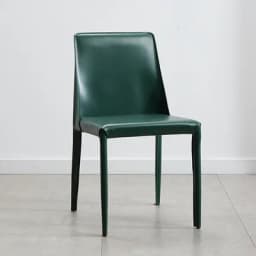 Italian Minimalist Saddle Leather Armchair Nordic Dining Chair Modern Simple Household Restaurant Luxury Chair