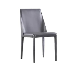 Italian Minimalist Saddle Leather Armchair Nordic Dining Chair Modern Simple Household Restaurant Luxury Chair