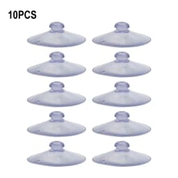 4/10PCS 55mm/50mm Mushroom Head Clear Suction Cups Thumb Nut Strong Vacuum Suckers PVC Transparent Kitchen Bathroom Wall Hooks