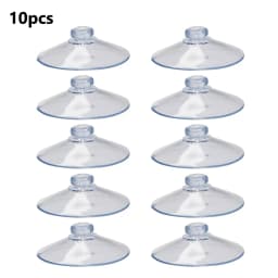 4/10PCS 55mm/50mm Mushroom Head Clear Suction Cups Thumb Nut Strong Vacuum Suckers PVC Transparent Kitchen Bathroom Wall Hooks