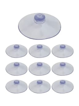 4/10PCS 55mm/50mm Mushroom Head Clear Suction Cups Thumb Nut Strong Vacuum Suckers PVC Transparent Kitchen Bathroom Wall Hooks