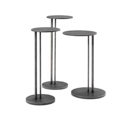classical luxury small metal iron coffee table removable round gold side table modern