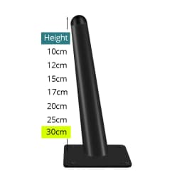 KAK 4pcs Gold Furniture Legs Black Cold Rolled Steel Table Feet Sofa Bed Leg Replacement 800KG Heavy Duty Furniture Hardware