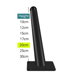 KAK 4pcs Gold Furniture Legs Black Cold Rolled Steel Table Feet Sofa Bed Leg Replacement 800KG Heavy Duty Furniture Hardware
