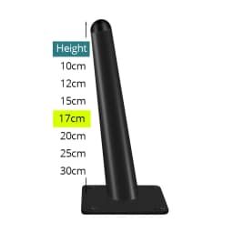 KAK 4pcs Gold Furniture Legs Black Cold Rolled Steel Table Feet Sofa Bed Leg Replacement 800KG Heavy Duty Furniture Hardware