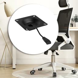 Office Chair Tilt Base Swivel Chair Base Plate Adjustable Chair Replacement Part for Salon Chair Desk Rolling Chair Gaming Chair