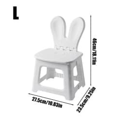 Folding Step Stool Cute Animal Kids Folding Chairs With Back Support Thickened Seat Furniture Home Shoe Changing Chair For Home