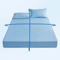 Breathable Cooling Mattress Skin-friendly Washable Summer Sleeping Mat Lightweight Comfortable Smooth Air Condition Cushion