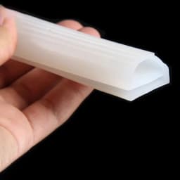 1/2/5Meter High Temperature Resistance Red White E Shape Highly Elastic Silicone Strip Suitable For Ovens Steaming Machine