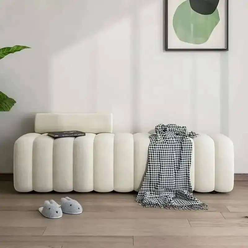 Changing Household Room Bench Cloakroom Stool Doorway Sofa Bed Living Stools Shoe Bedroom Furniture Luxury End Ottomans m