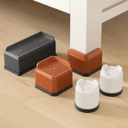 Adjustable-Height Round Furniture Risers: For Sofa & Coffee Table Leg Protection, High Load-Bearing, Triple Anti-Slip