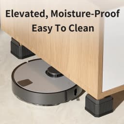 Adjustable-Height Round Furniture Risers: For Sofa & Coffee Table Leg Protection, High Load-Bearing, Triple Anti-Slip
