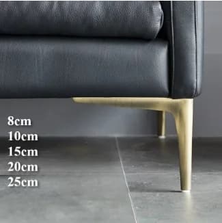4pcs Metal Sofa Legs - 12/15/18/25cm Height for TV Cabinet/Bed/Coffee Table/Desk/Stool/Chair (Multi-Purpose Use)