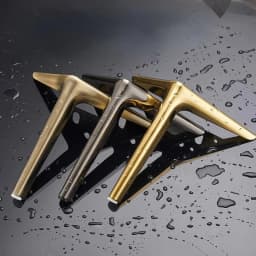 4pcs Metal Sofa Legs - 12/15/18/25cm Height for TV Cabinet/Bed/Coffee Table/Desk/Stool/Chair (Multi-Purpose Use)
